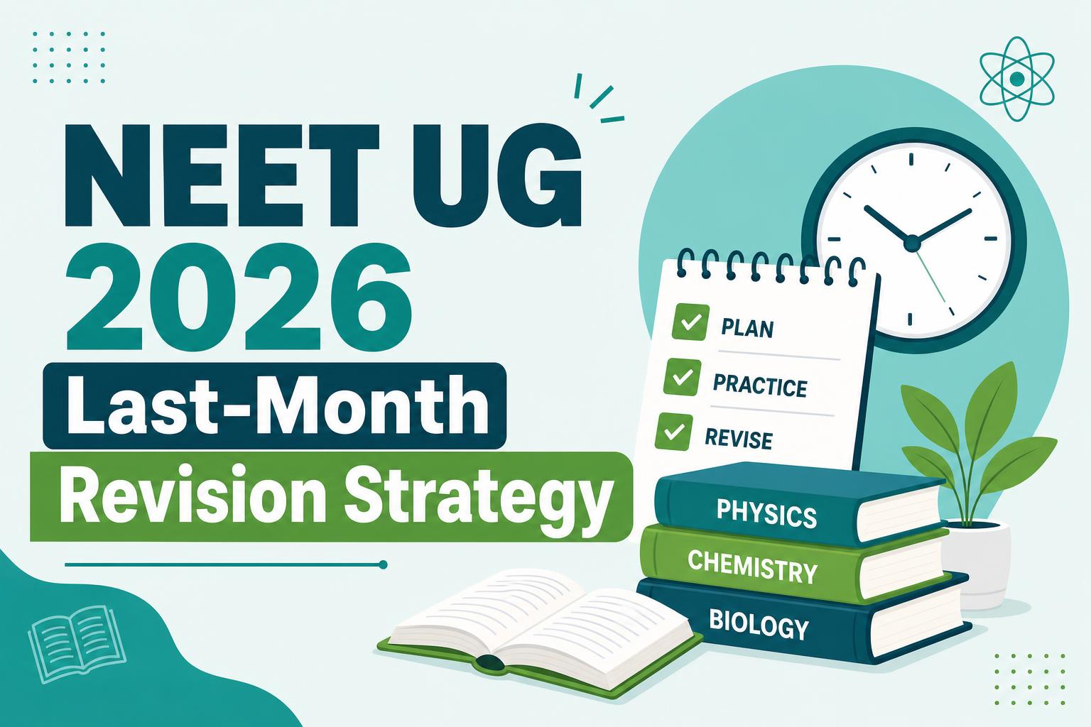 NEET UG 2026 Last-Month Revision Plan | 30-Day Strategy & Tips